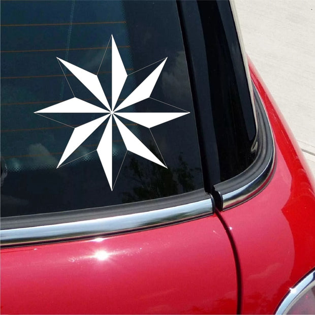 Thieves star funny car sticker