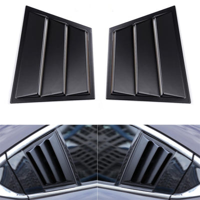 Matte Black Car Rear Window Stickers