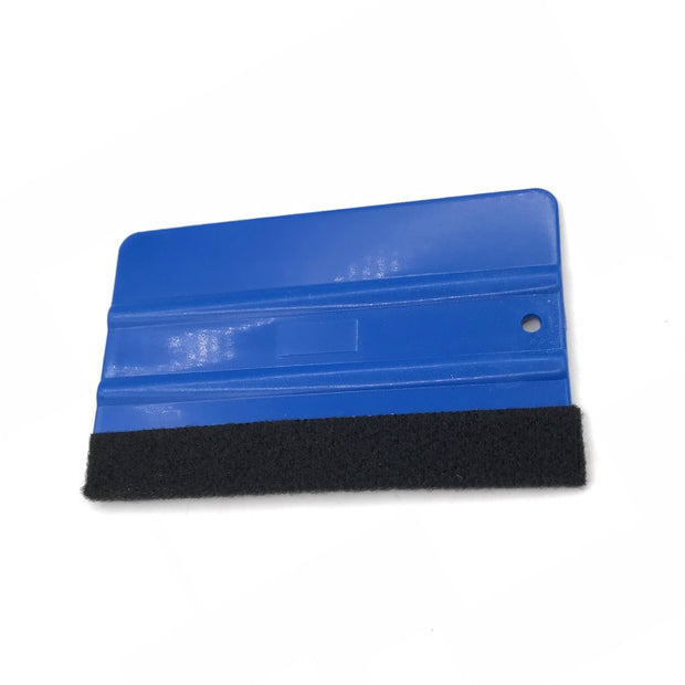 Blue Scraper squeegee Wrapping tool